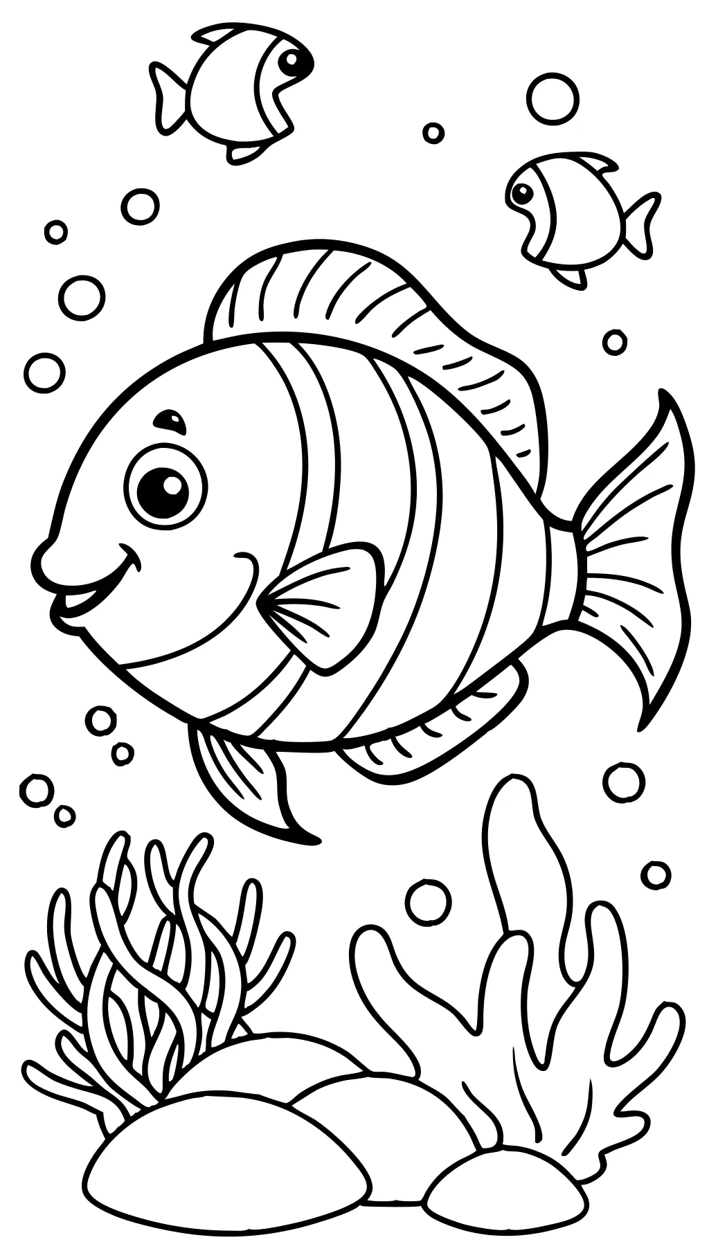 coloriages imprimables de poisson